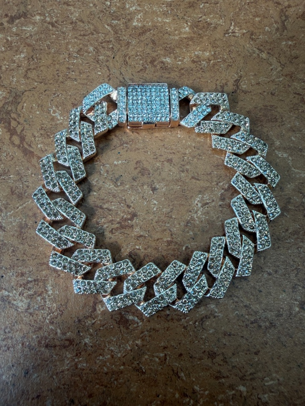 Rose Gold Bracelet - VVSCZ jewels (Crystal & Rose Gold) - 8 inches
